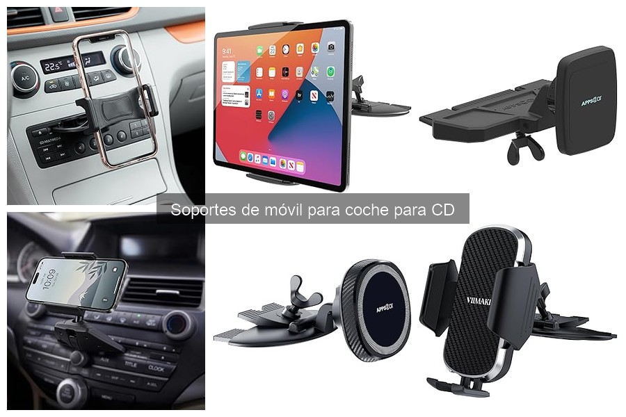 Guía de compra de soportes de móvil para coche para CD