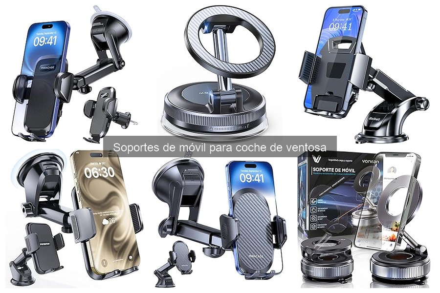 Guía de compra: soportes de móvil de ventosa para coche