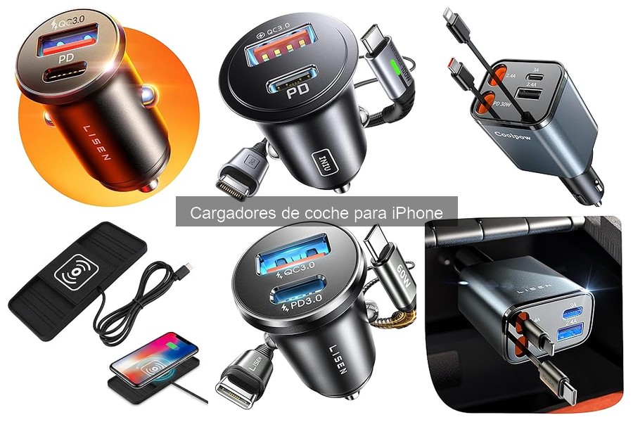 Guía para elegir cargadores de coche para iPhone rápidamente