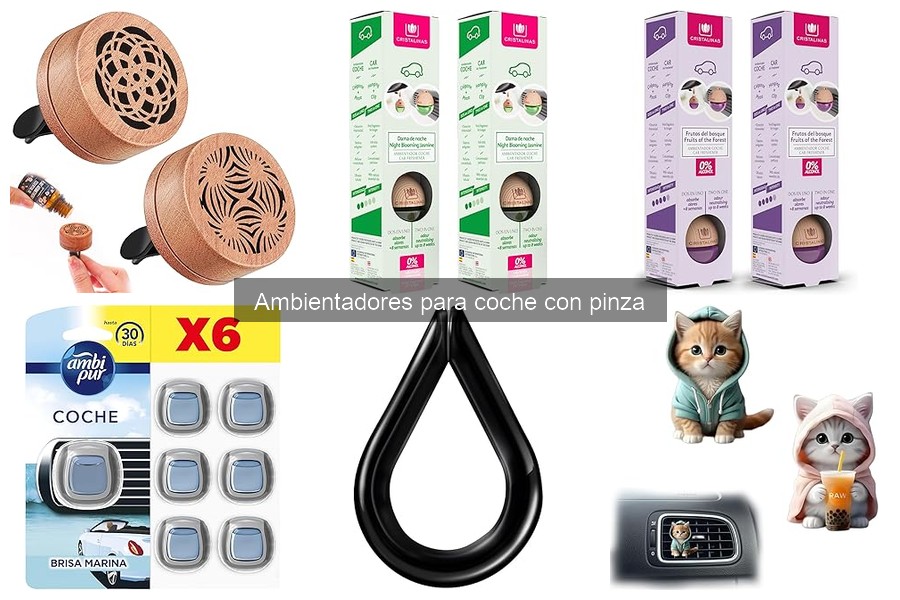 Guía para Elegir el Ambientador con Pinza Ideal para tu Coche