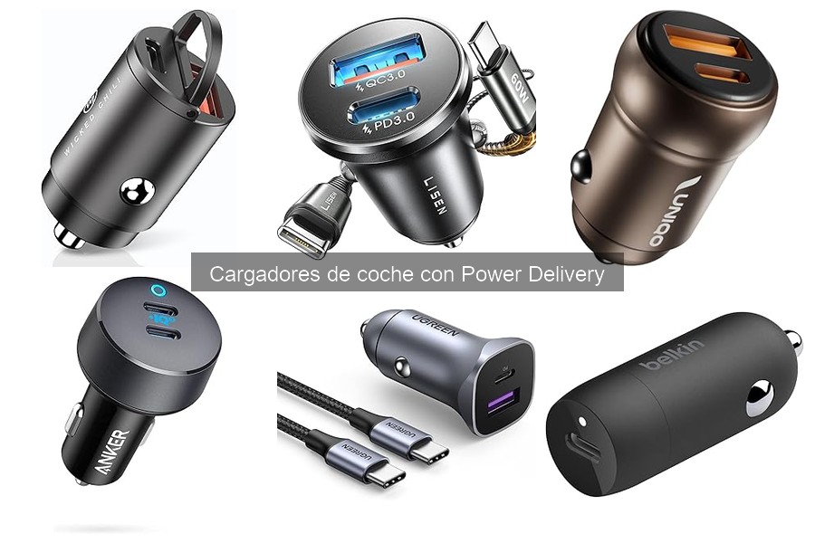 Guía para elegir el mejor cargador de coche con Power Delivery