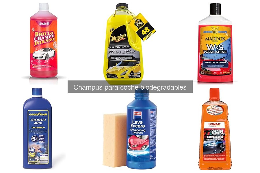 Inconvenientes de los champús biodegradables para coche