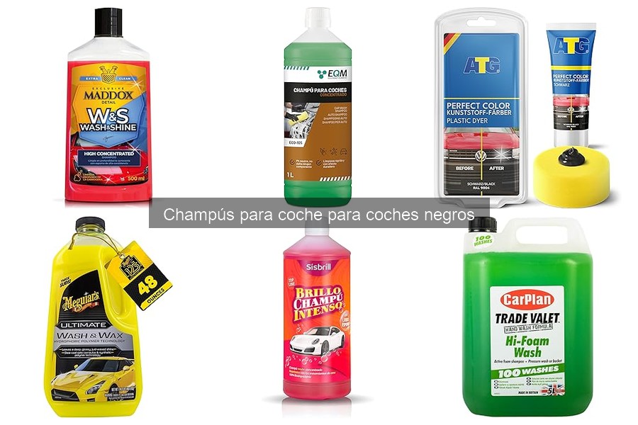 Ingredientes que Evitar en Champús para Coches Negros