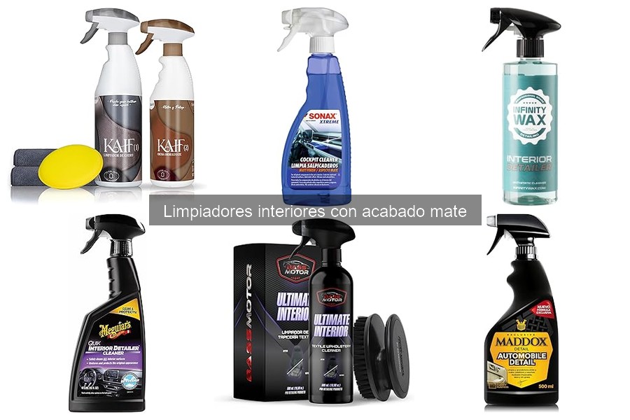 Limpiadores interiores con acabado mate: qué son y sus beneficios
