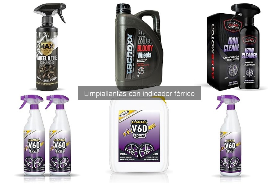 Limpiallantas con indicador férrico: ¿Son seguros para tus llantas?