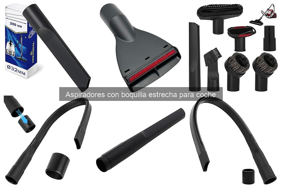 Mantenimiento de aspiradores con boquilla estrecha para coche