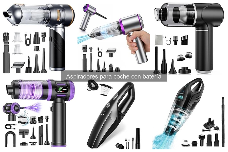 Mantenimiento de Aspiradores para Coche con Batería