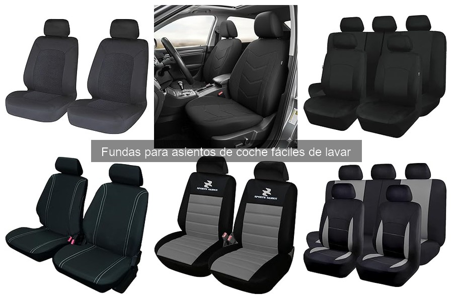 Mantenimiento de fundas para asientos de coche fáciles de lavar