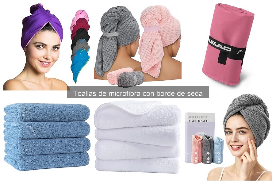 Mantenimiento de Toallas de Microfibra con Borde de Seda