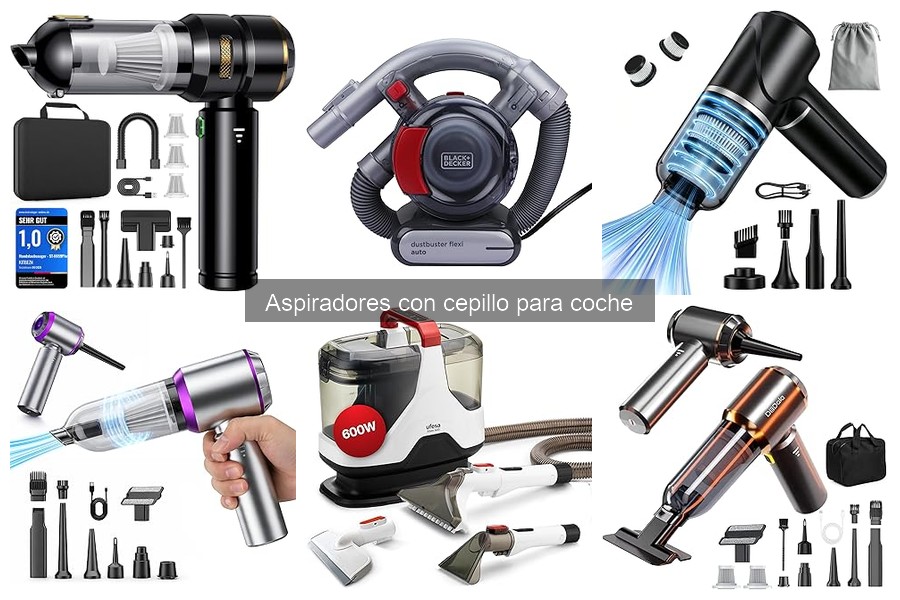 Mantenimiento y cuidado de aspiradores con cepillo para coche