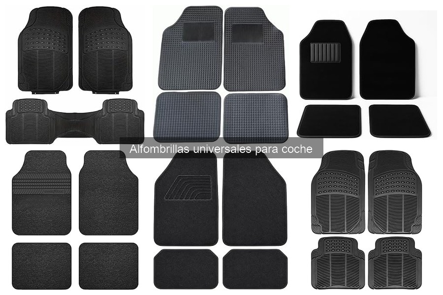 Mantenimiento y limpieza de alfombrillas universales para coche