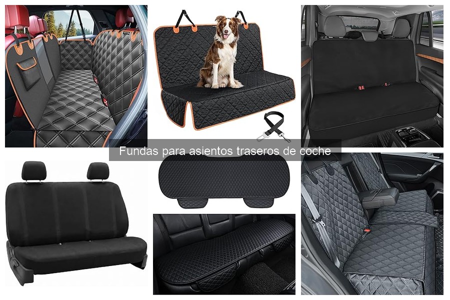 Mantenimiento y limpieza de fundas para asientos traseros