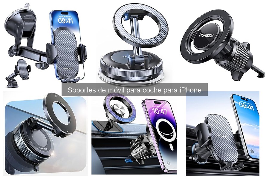 Mantenimiento y limpieza de soportes de móvil para coche