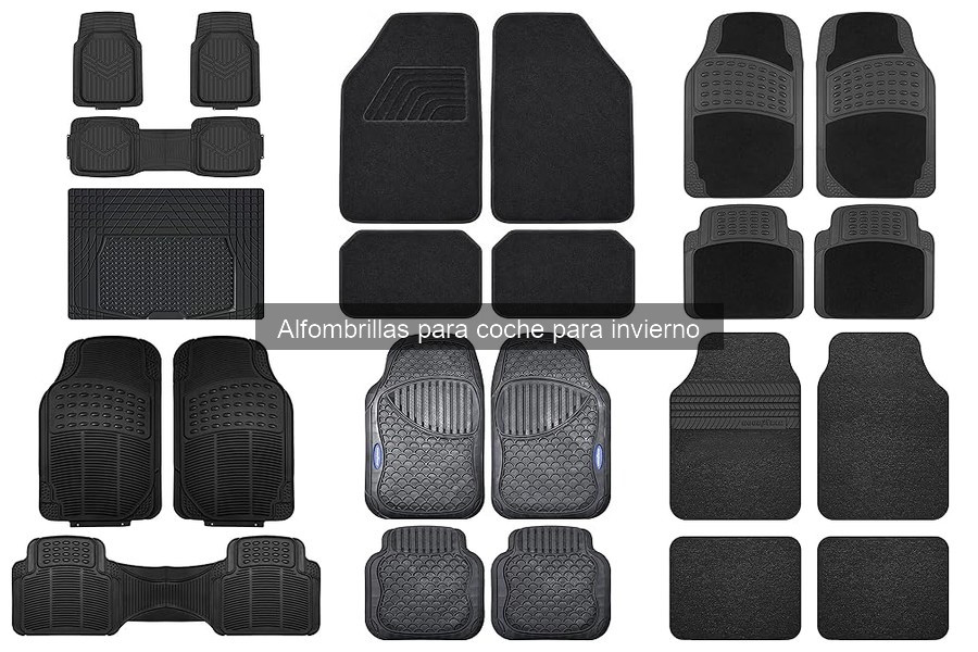 Mejores alfombrillas para coches en invierno: comparativa