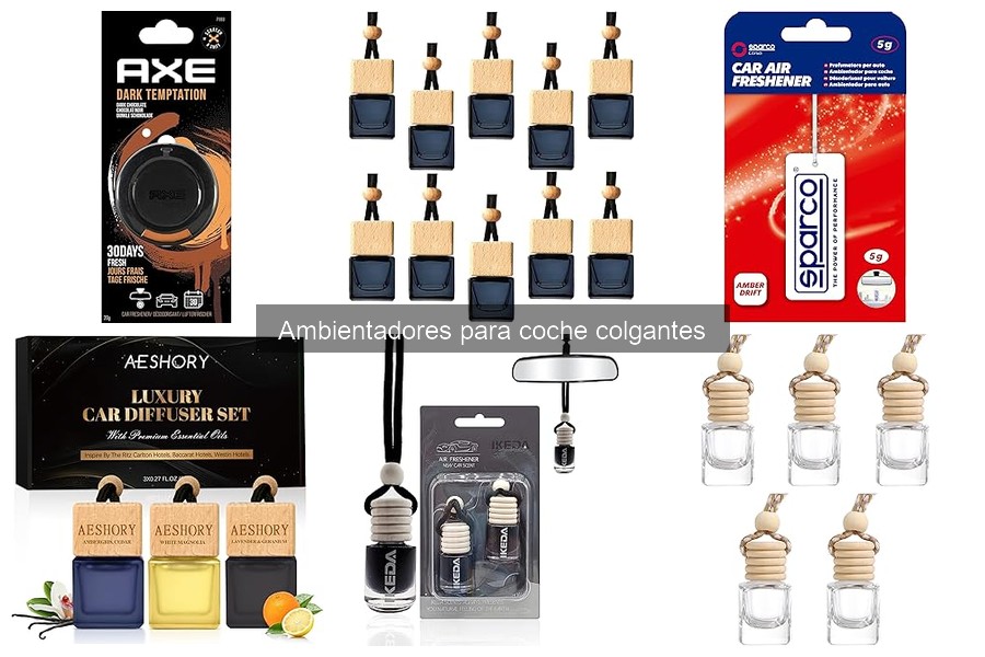 Mejores ambientadores colgantes naturales para coche