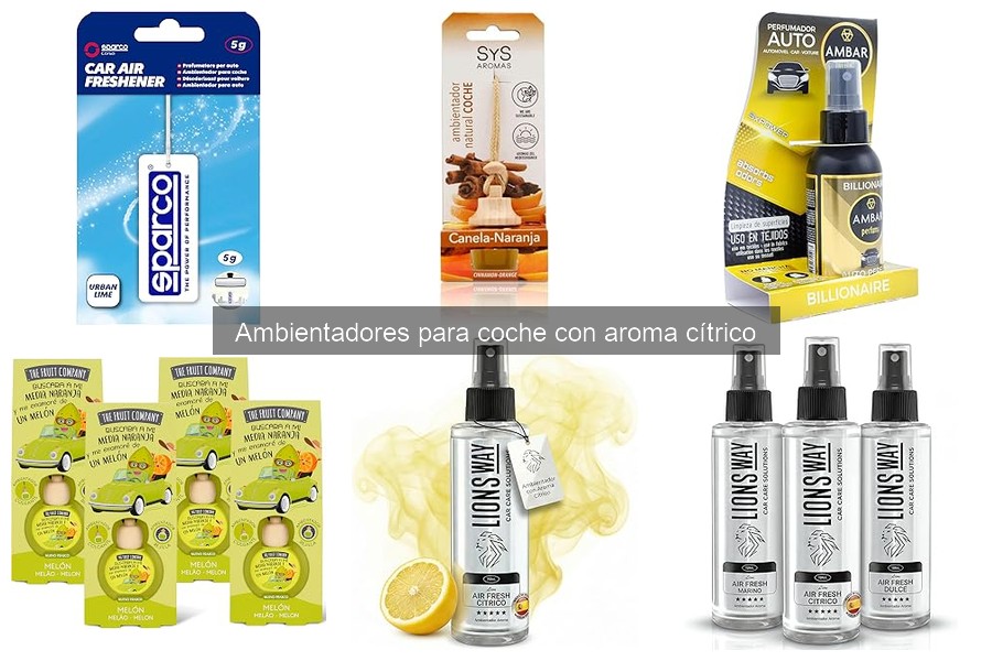 Mejores ambientadores de coche cítricos para 2024