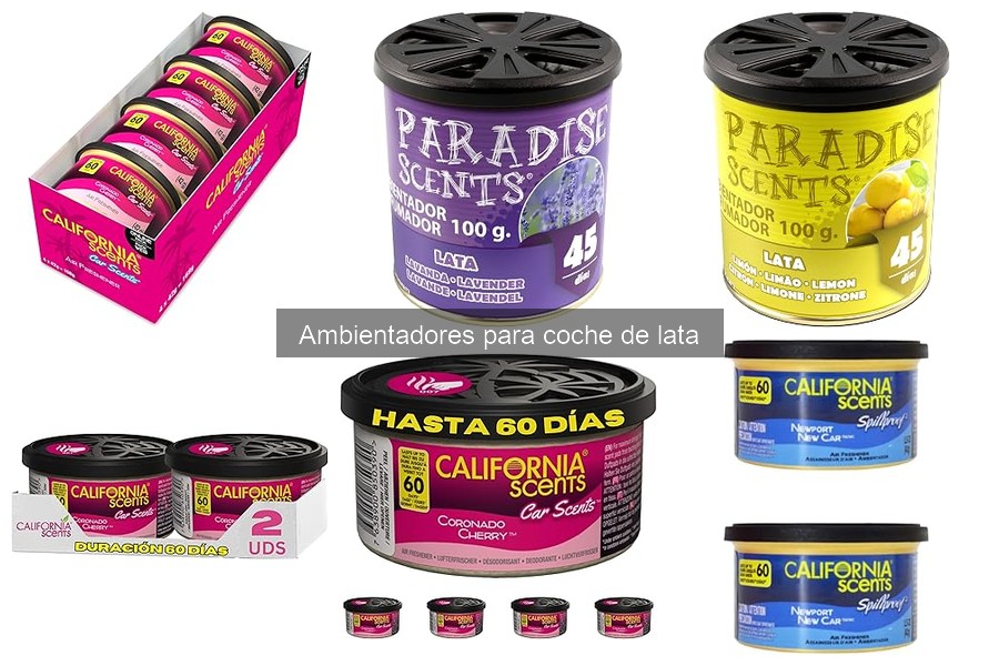 Mejores ambientadores de lata para coches pequeños