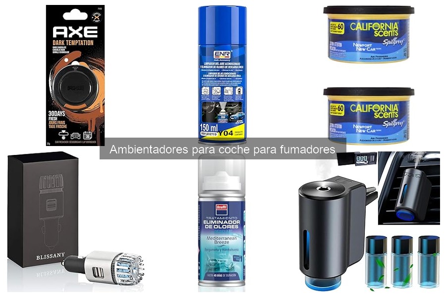 Mejores ambientadores para coche para fumadores en 2023