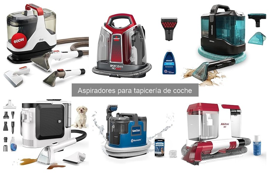 Mejores aspiradores para tapicería de coche en 2023