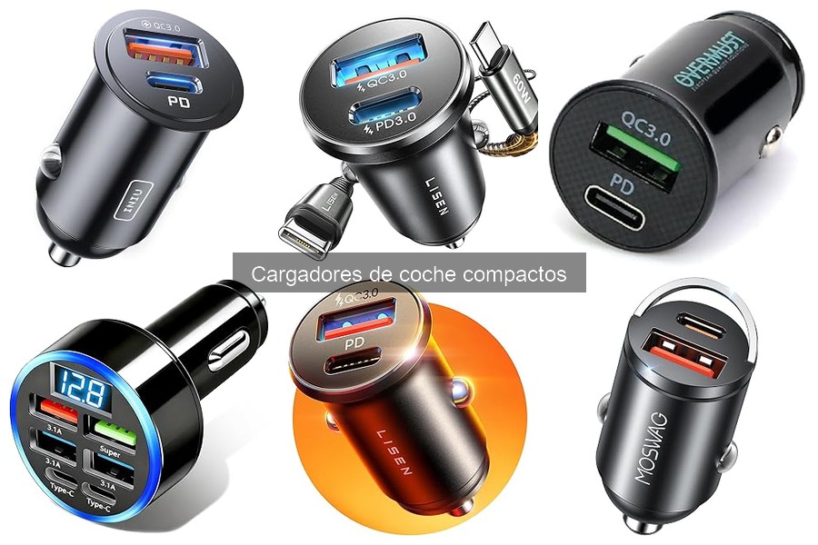 Mejores cargadores de coche compactos para viajes largos