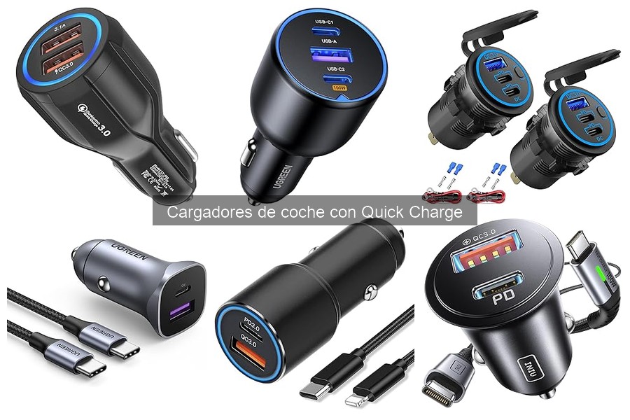 Mejores cargadores de coche con Quick Charge para smartphones