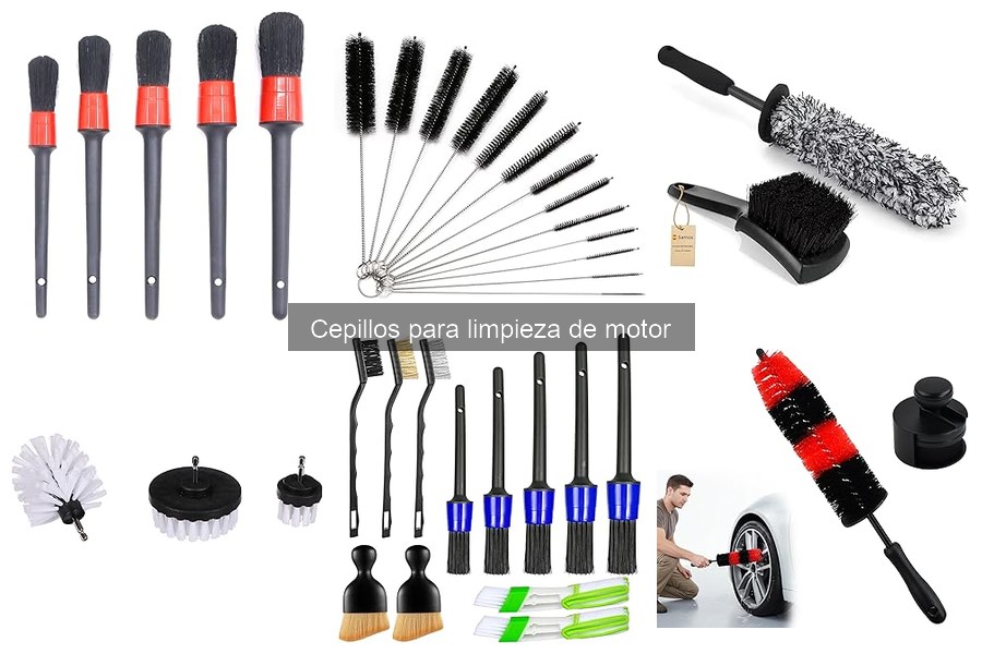 Mejores cepillos para limpiar el motor del coche