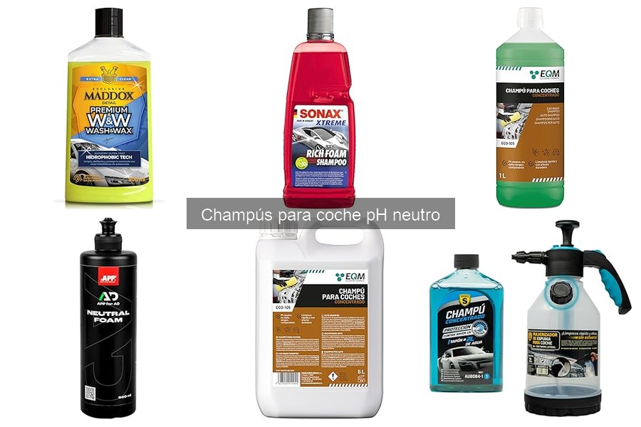 Mejores champús para coche pH neutro en 2023