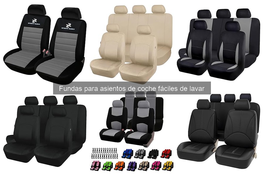 Mejores fundas para asientos de coche fáciles de lavar 2023