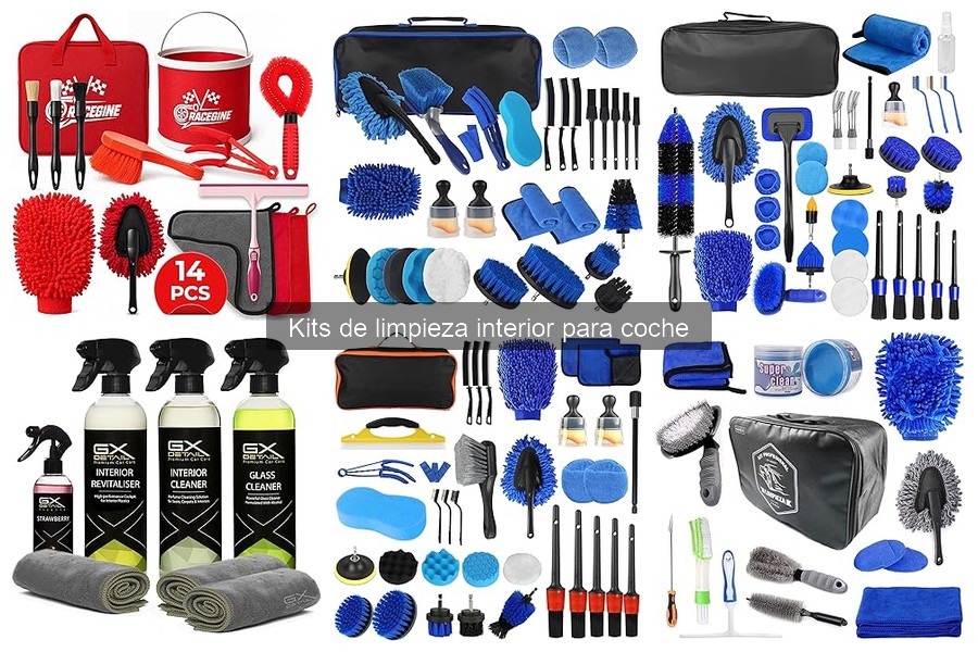Mejores kits de limpieza interior para coche en 2023