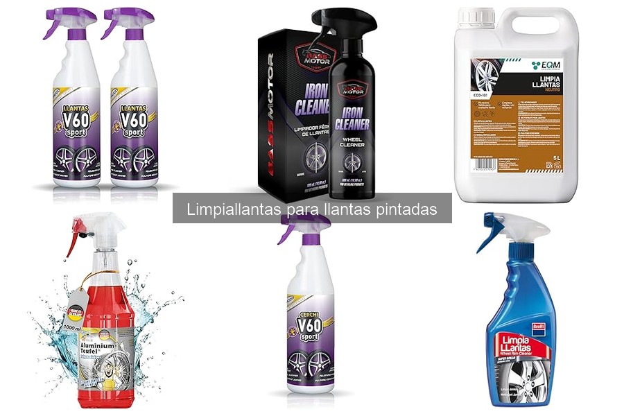 Mejores limpiadores de llantas pintadas: comparativa 2023