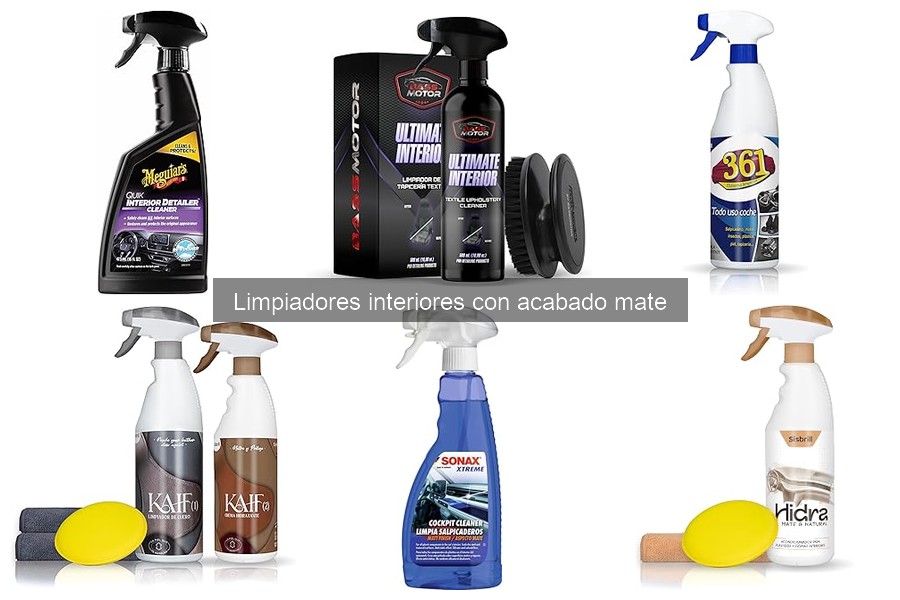 Mejores limpiadores interiores mate para coches de lujo