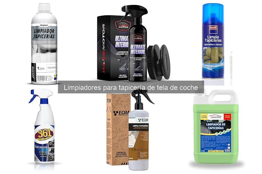 Mejores limpiadores para tapicería de tela de coche 2023