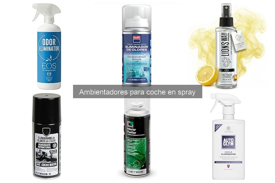 Mejores lugares para comprar ambientadores en spray para coche