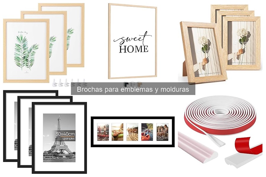 Mejores lugares para comprar brochas de emblemas y molduras