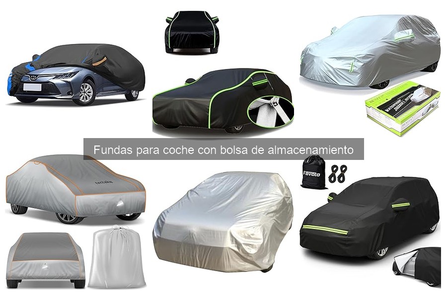 Mejores lugares para comprar fundas para coche con bolsa de almacenamiento