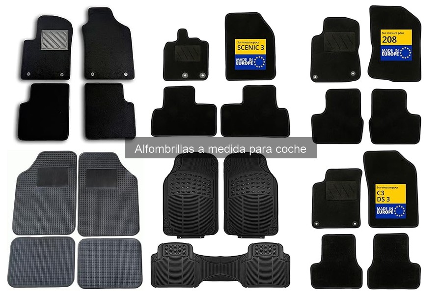 Mejores marcas de alfombrillas a medida para coche