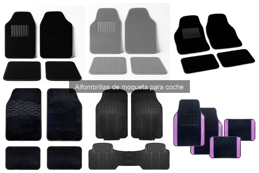 Mejores marcas de alfombrillas de moqueta para coche
