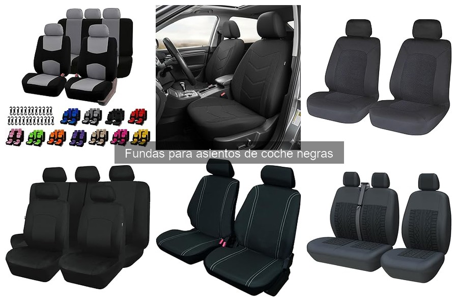 Mejores marcas de fundas para asientos de coche negras 2023