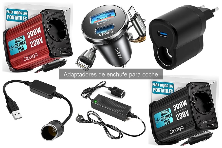 Mejores ofertas en adaptadores de enchufe para coche 2023
