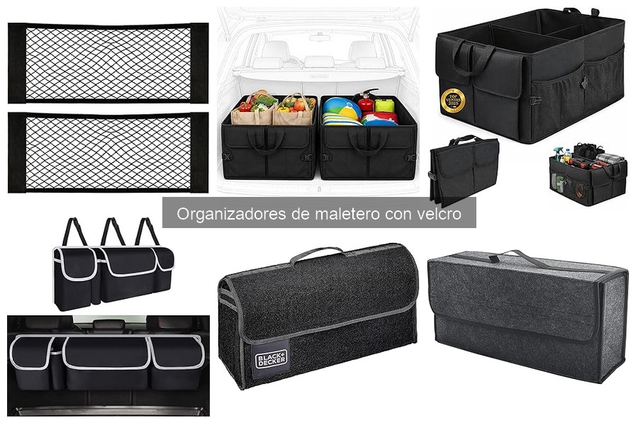 Mejores organizadores de maletero con velcro para familias
