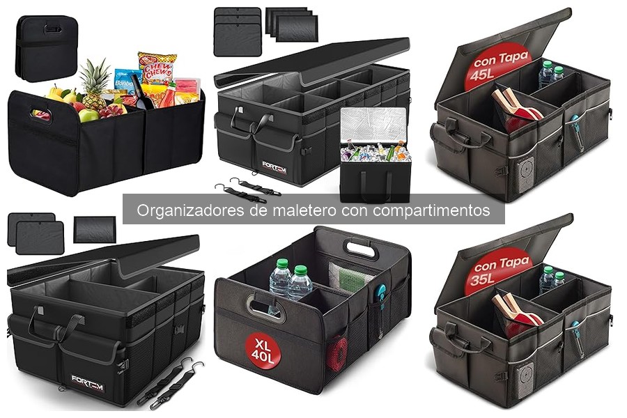 Mejores organizadores de maletero para familias 2023