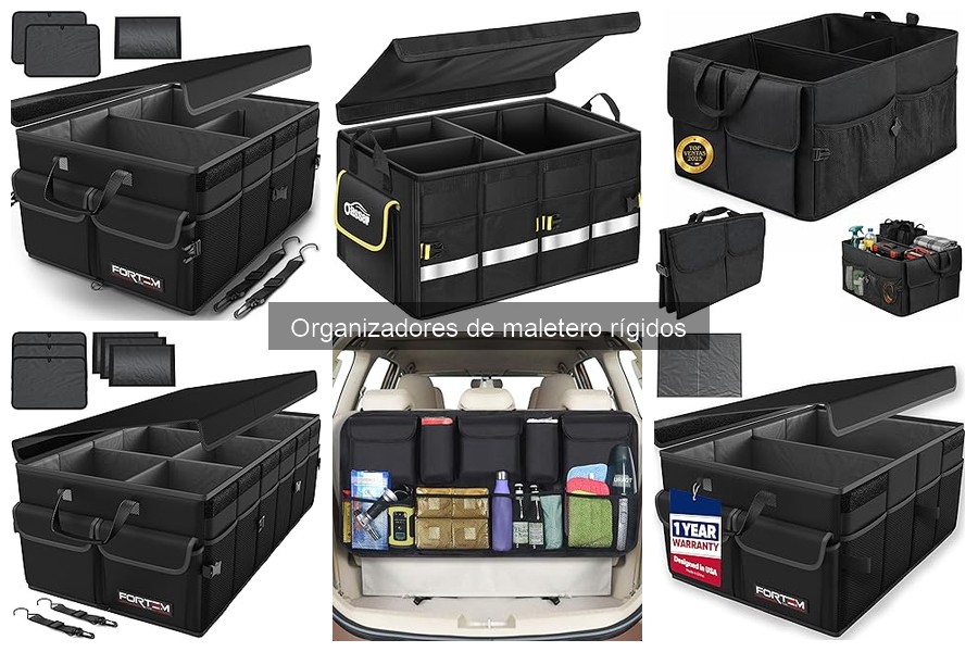 Mejores organizadores de maletero rígidos para familias