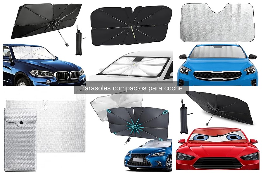Mejores parasoles compactos para coche en 2023