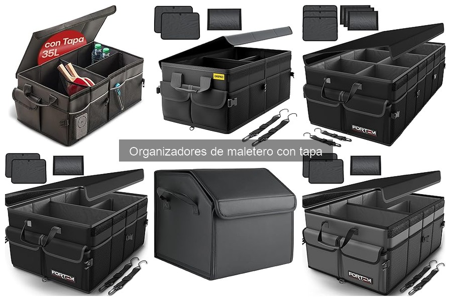 Mejores precios en organizadores de maletero con tapa