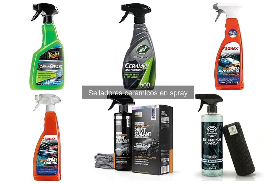 Mejores selladores cerámicos en spray para coches deportivos