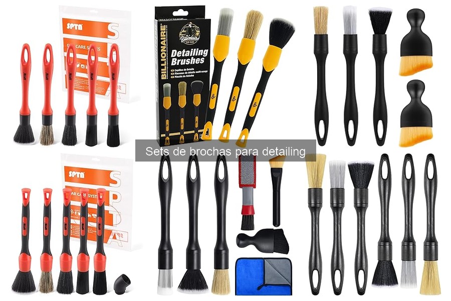 Mejores sets de brochas para detailing en 2023