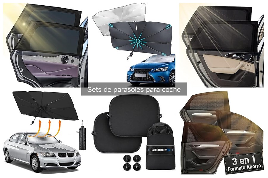 Mejores sets de parasoles para coche en 2023: Comparativa