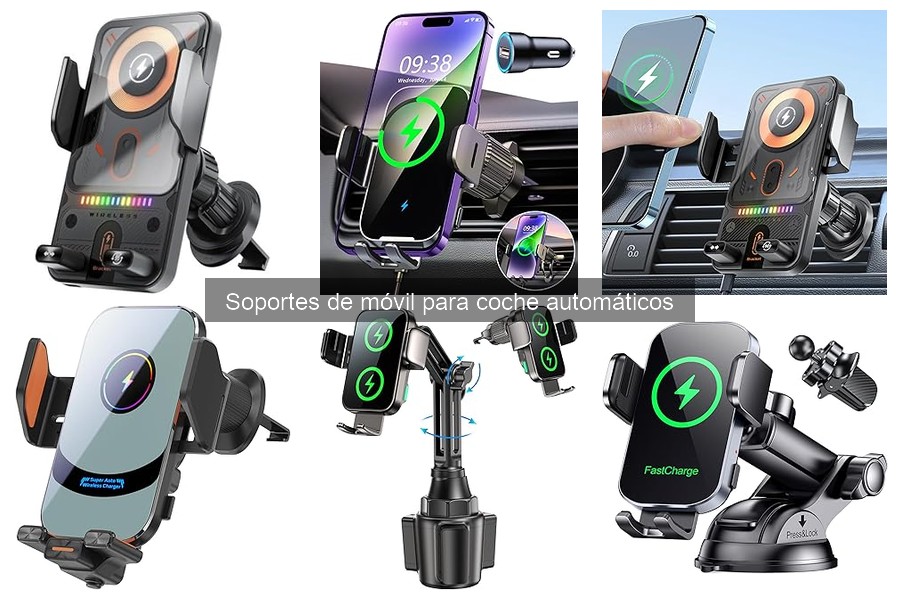 Mejores soportes de móvil automáticos para viajes largos