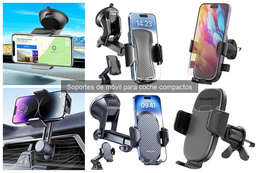 Mejores soportes de móvil compactos para coche según usuarios