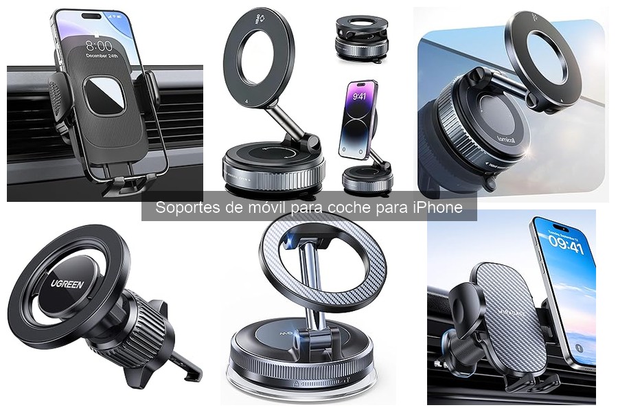Mejores soportes de móvil para coche 2023 para iPhone
